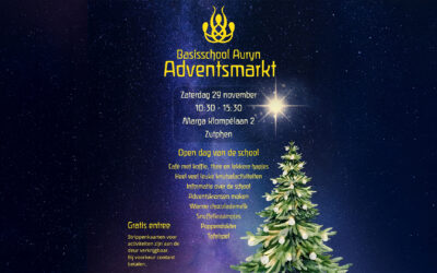 Basisschool Auryn organiseert haar 2de Adventsmarkt