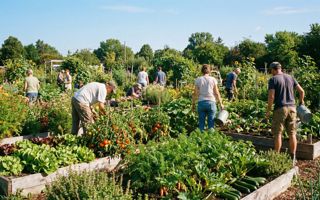 Oogsttuin in Emerpark groeit uit tot ontmoetingsplek voor de wijk