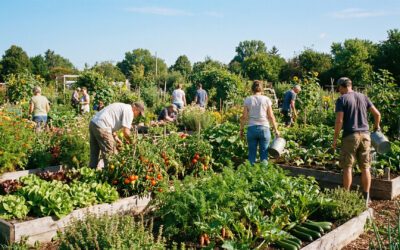 Oogsttuin in Emerpark groeit uit tot ontmoetingsplek voor de wijk