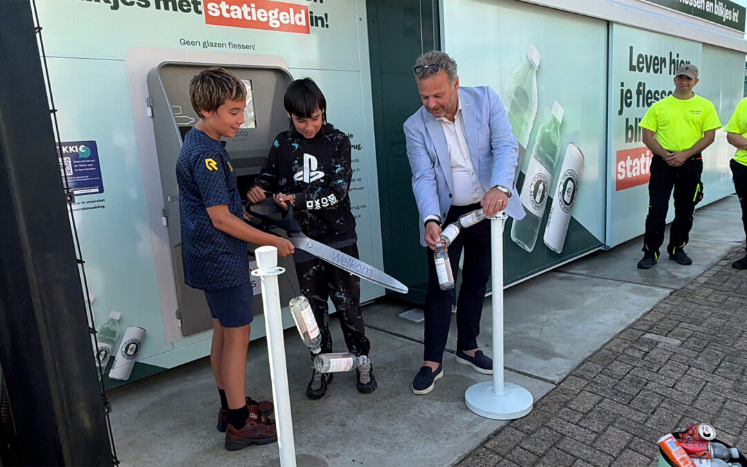 Statiegeld bulkmachine officieel geopend bij FlexBak in Zutphen